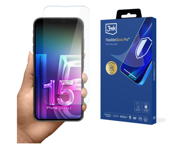 3MK Flexible Glass Pro do iPhone 15 Pro Max 5903108535618 - 1227919 - zdjęcie 2
